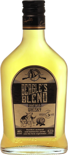 Виски BEAGLE'S BLEND зерновой 5 лет 40%, 0.25л, детальное фото