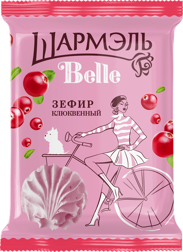 Зефир ШАРМЭЛЬ Belle клюквенный, 150г, фото