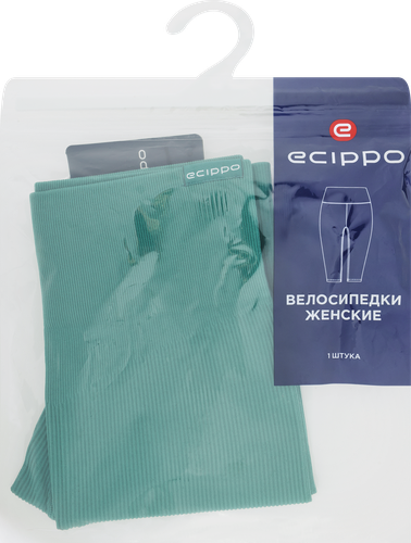 Велосипедки женские ECIPPO зеленые, Арт. EC26208-01, детальное фото
