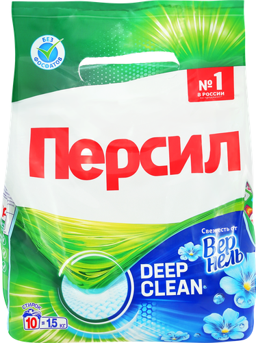 Стиральный порошок ПЕРСИЛ Свежесть от Вернель, 1,5кг, крупный план