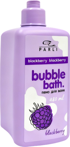 Пена для ванн PARLI COSMETICS Bubble bath Blackberrу, 480мл, вид