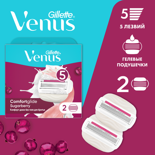 Кассеты сменные для бритья GILLETTE Venus Miami, 2шт, вид