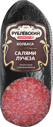 Колбаса сырокопченая РУБЛЁВСКИЙ Салями Лучеза полусухая, 350г, изображение