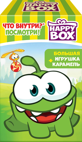 Карамель HAPPY BOX Ам Ням, с игрушкой, в коробочке, 20г, вид