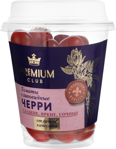 Томаты черри PREMIUM CLUB сливовидные, 200г, вид