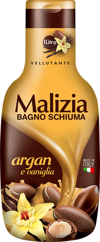 Пена для ванны MALIZIA Argan&vanilla, 1000мл, изображение