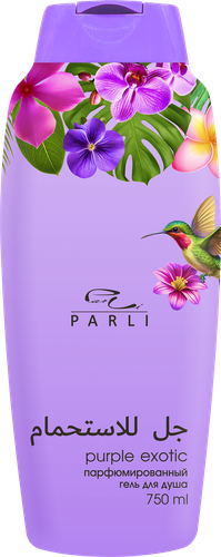 Гель для душа PARLI COSMETICS Exotic Рurple, 750мл, вид