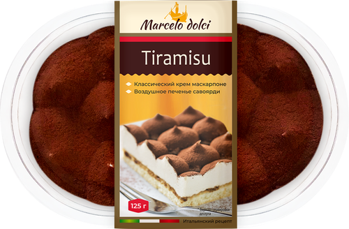 Пирожное MARCELO DOLCE Тирамису, 125г, фотография
