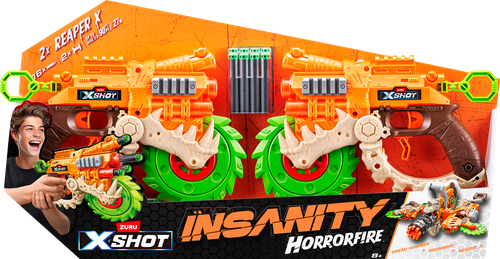 Набор игровой ZURU X-Shot Insanity Хоррорфайр Рипер Х Дуо купить