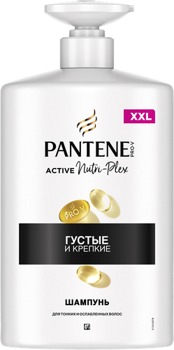 Шампунь PANTENE ProV Густые и крепкие, 900мл, детальное фото