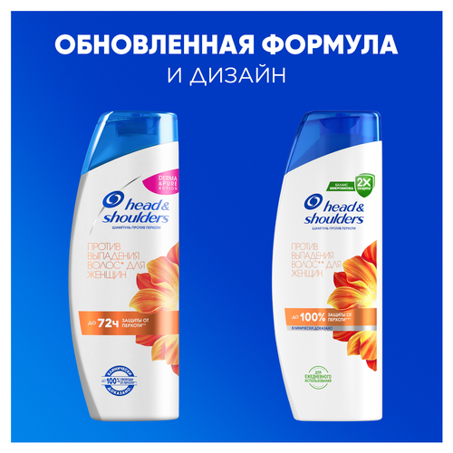 Шампунь HEAD&SHOULDERS Против выпадения волос, 360мл, крупный план