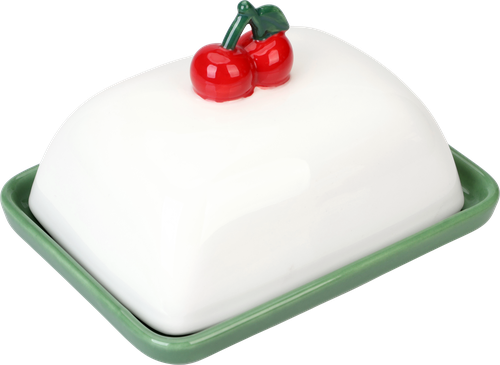 Масленка HOMECLUB Juicy, 14см, фарфор, Арт. EL256329, фотография