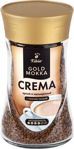Кофе растворимый TIBIO Голд мокка крема натуральный сублимированный, 90г, фото