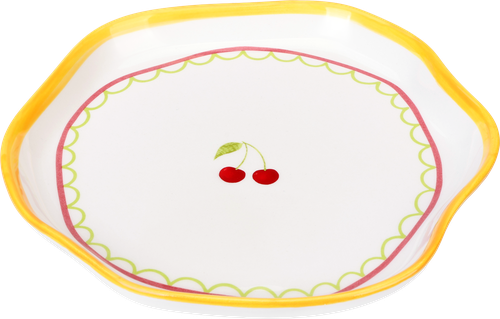 Тарелка HOMECLUB Art fruit, 20см, керамика, Арт. YL259240, крупный план