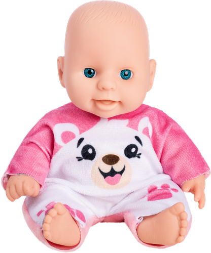 Игрушка FANCY DOLLS Маленький пупс, одетый в милую пижаму с рисунком, Арт. PU27, PU28, детальное фото