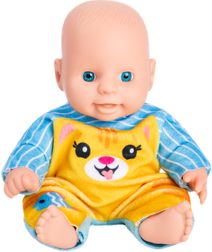 Игрушка FANCY DOLLS Маленький пупс, одетый в милую пижаму с рисунком, Арт. PU27, PU28, изображение