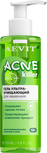Гель для умывания AEVIT Acnekiller ультраочищающий, 200мл, изображение