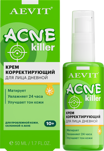 Крем дневной для лица AEVIT Acnekiller корректирующий, 50мл, фото