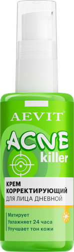 Крем дневной для лица AEVIT Acnekiller корректирующий, 50мл, фотография