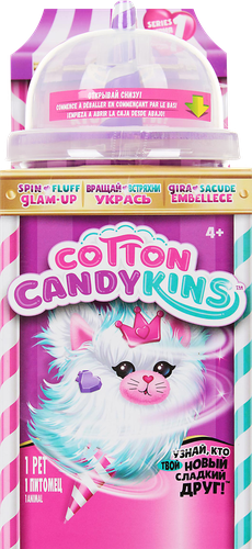 Игрушка мягкая COTTON CANDYKINS из текстиля, с элементами из пластмассы, Арт. 27300, детальное фото