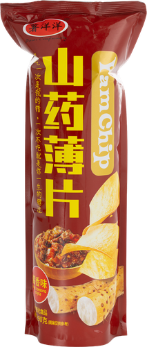 Чипсы из батата YAM CHIPS с пикантным вкусом соевого соуса, 90г, вид