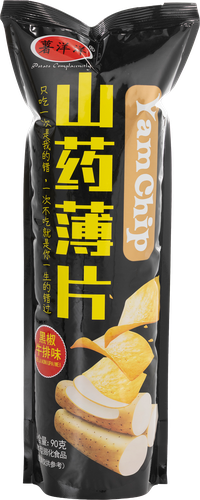 Чипсы из батата YAM CHIPS со вкусом барбекю, 90г, изображение