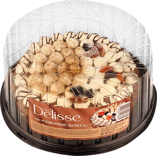Торт DELISSE Северные берега, 1кг, картинка