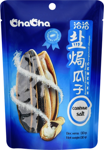 Семечки CHACHA натуральной обжарки с солью, 130г, фото