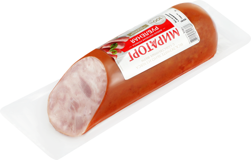 Колбаса копчено-вареная МИРАТОРГ Рубленая, 300г, фото