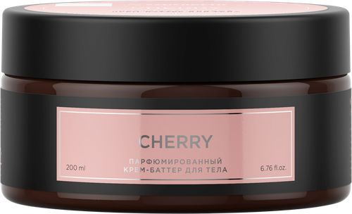 Крем-баттер для тела SYNERGETIC Вишня, 200мл, детальное фото