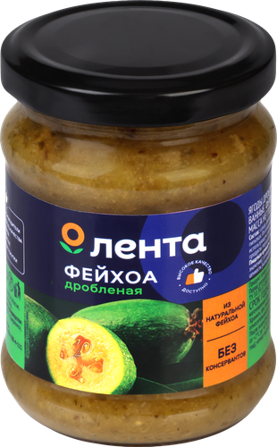 Фейхоа ЛЕНТА дробленое с сахаром, 310г, вид