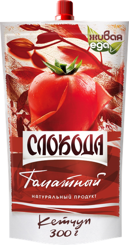Кетчуп СЛОБОДА Томатный, 300г, детальное фото