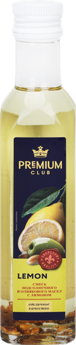 Масло-смесь PREMIUM CLUB оливковое и подсолнечное с лимоном, 250мл, изображение
