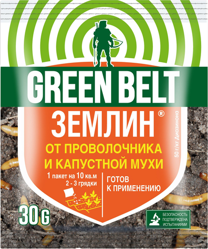 Средство для защиты растений Землин, 30г, вид