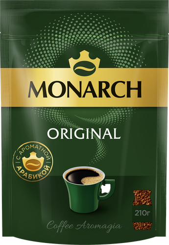 Кофе растворимый MONARCH Original натуральный сублимированный, 210г, фотография