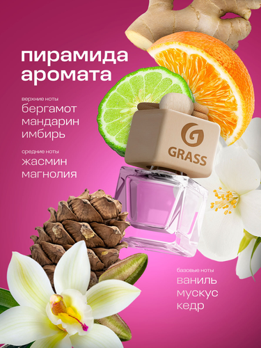 Ароматизатор жидкий подвесной Whisper Grass 8 мл, детальное фото