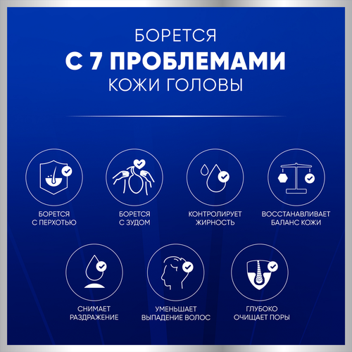 Шампунь HEAD&SHOULDERS 7в1 Против выпадения волос, против перхоти, 800мл, картинка