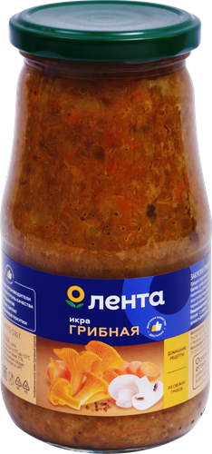 Икра грибная ЛЕНТА, 530г, фото