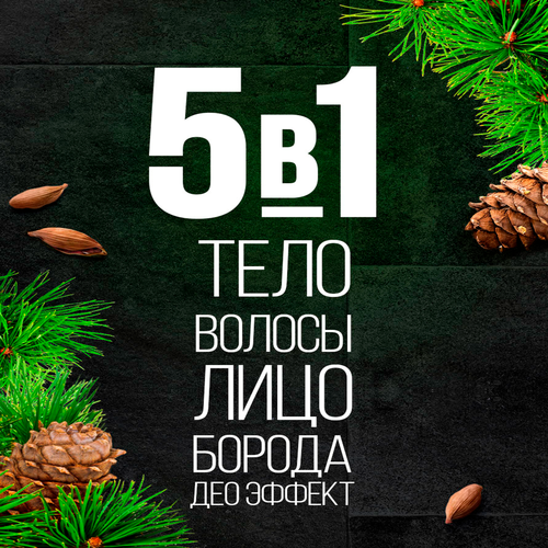 Гель для душа мужской PALMOLIVE Men Кедр и кардамон 5в1, 750мл, картинка