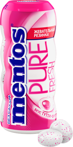 Жевательная резинка MENTOS Pure Fresh со вкусом Тутти-Фрутти, 30г, вид