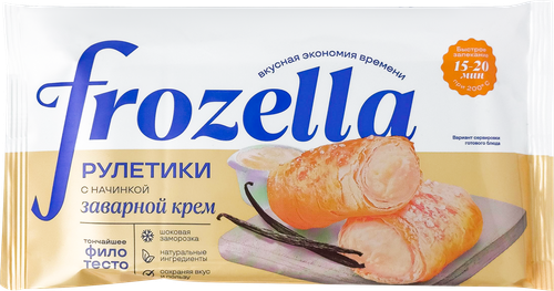 Рулетик замороженный FROZELLA Греческий, с заварным кремом, 240г, картинка