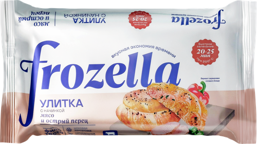 Улитка замороженная FROZELLA Греческая, с мясом и острым перцем, 200г, фото