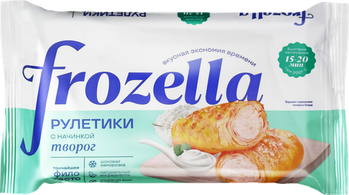 Рулетик замороженный FROZELLA Греческий, с творожной начинкой, 240г, картинка