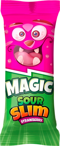Жевательные пластинки TUTI MAGIC Sour с фруктовыми вкусами, кислый микс, весовые, крупный план