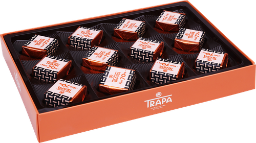 Конфеты шоколадные TRAPA Cortados Noir, 115г, картинка