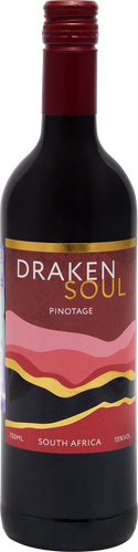 Вино DRAKEN SOUL Pinotage ординарное сортовое красное сухое, 0.75л, картинка