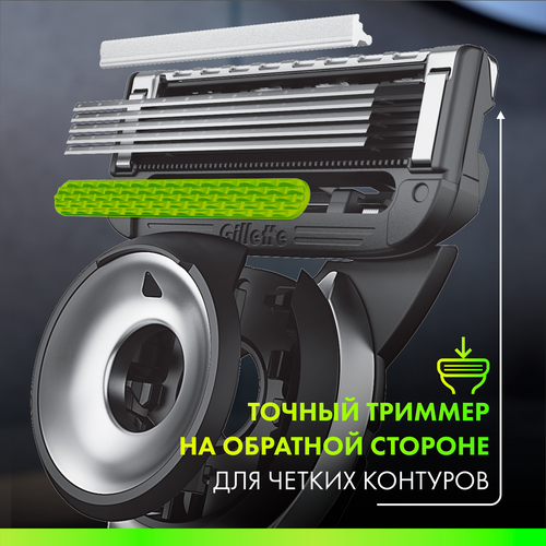 Кассеты сменные для бритья GILLETTE Labs для безопасных бритв, 2шт, вид