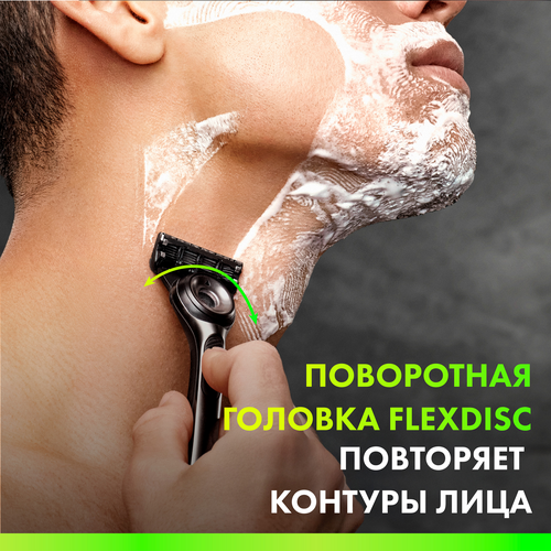 Бритва GILLETTE Labs безопасная с 1 сменной кассетой и держателем для бритвы, детальное фото