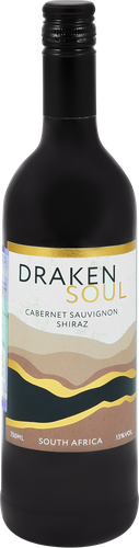 Вино DRAKEN SOUL Cabernet Sauvignon Shiraz ординарное красное сухое, 0.75л, картинка