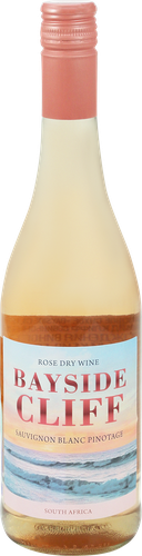 Вино BAYSIDE CLIFF Sauvignon Blanc Pinotage ординарное розовое сухое, 0.75л, картинка